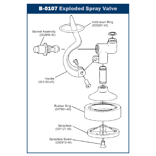 T&S Brass Rubber Bumper for Spray Valve image 3