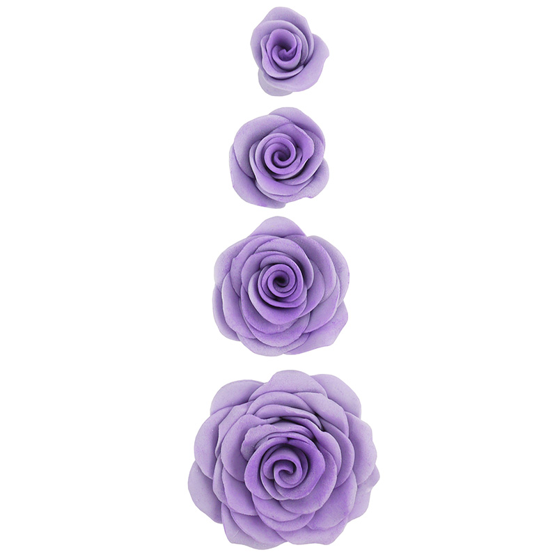 FMM Small Easiest Rose Ever, Set of 2 Gumpaste Cutters image 1