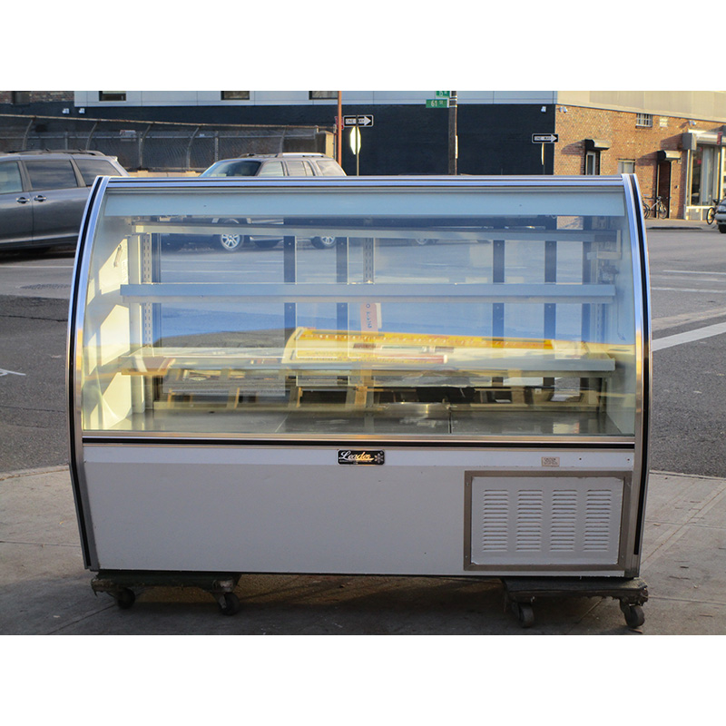 Leader NRHD72SC 72" Curved Glass Refrigerated Deli Case, Great Condition image 1