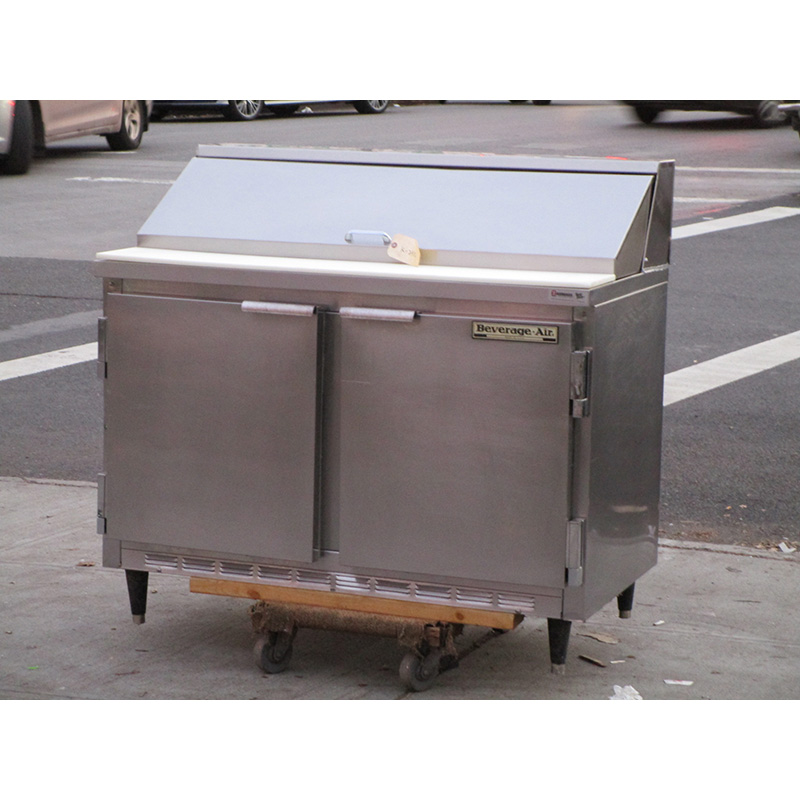 Beverage Air SUR48-12 Refrigerated Prep Table, Great Condition image 1