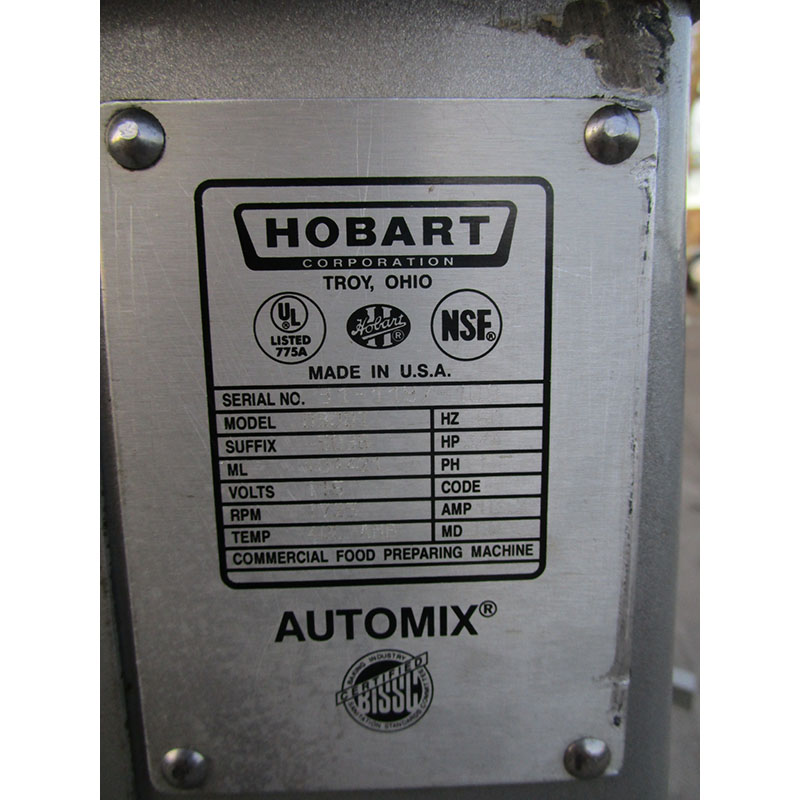 Hobart 30 Quart Mixer D300 with Timer, Great Condition image 4