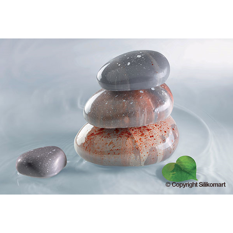 Silikomart "Zen100" Rock Silicone Mold 3.71 Oz (110ml) image 4