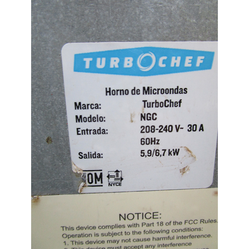 Turbochef NGC Rapid Cook Oven, Great Condition image 9