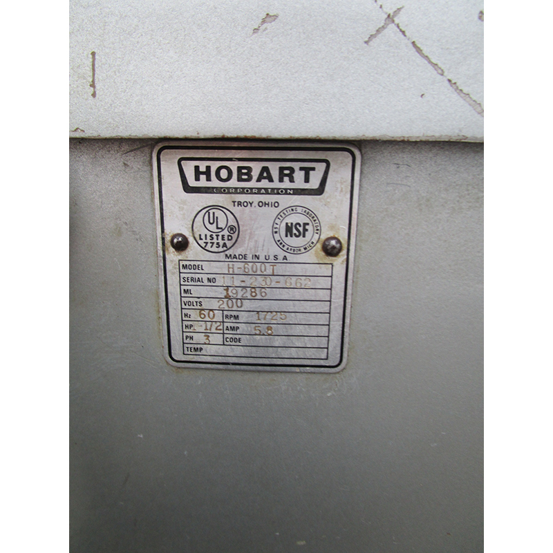 Hobart H600T 60 Quart Mixer with Timer, Very Good Condition image 6