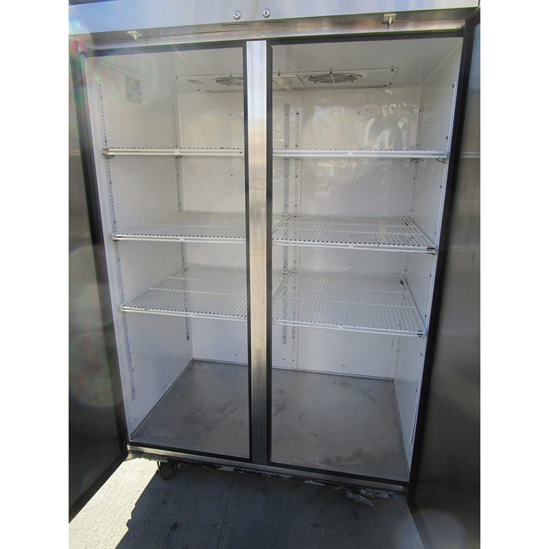 True 2 Solid Door Reach-in Refrigerator TG2R-2S, Very Good Condition image 1