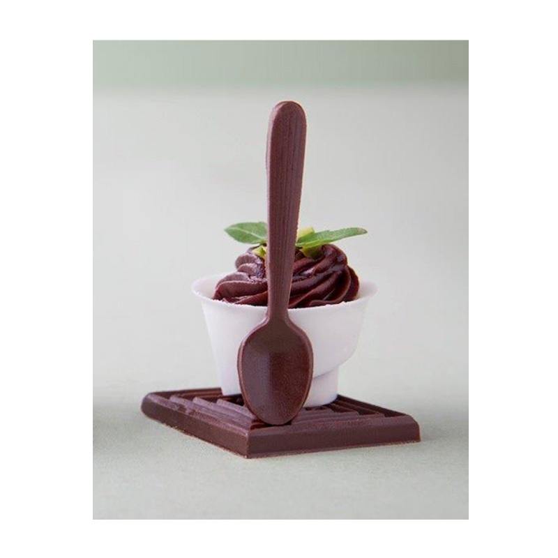 Plastic Bendable Chocolate Mold, Spoons image 1