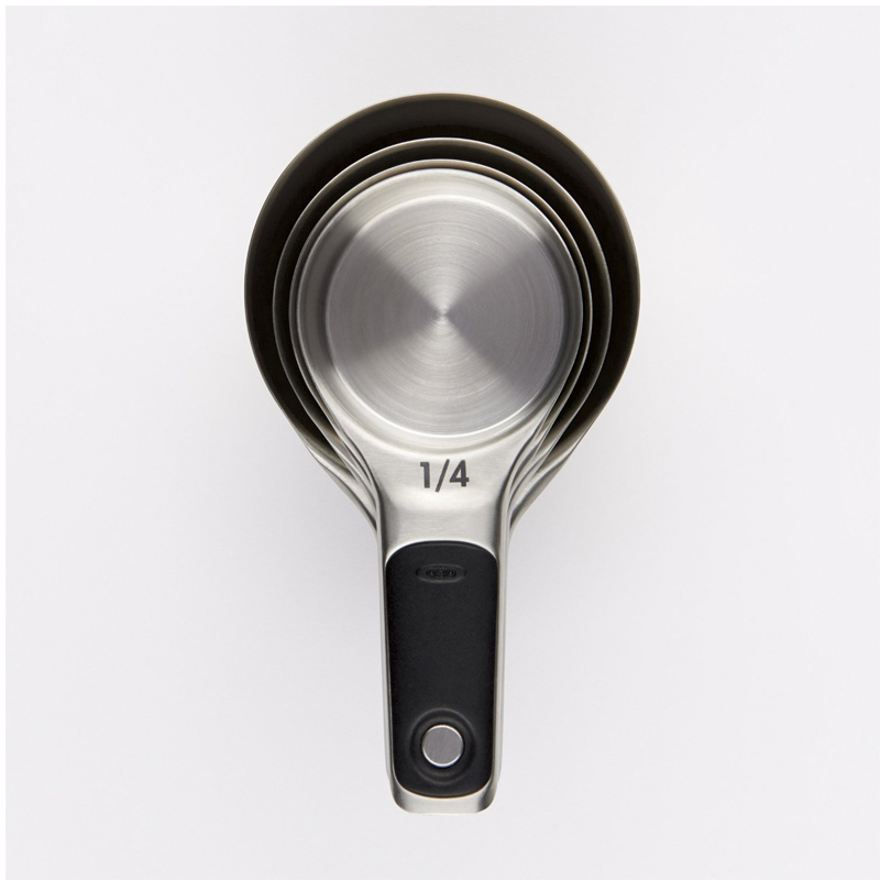 OXO Good Grips Stainless Steel Measuring Cups with Magnetic Snaps image 1