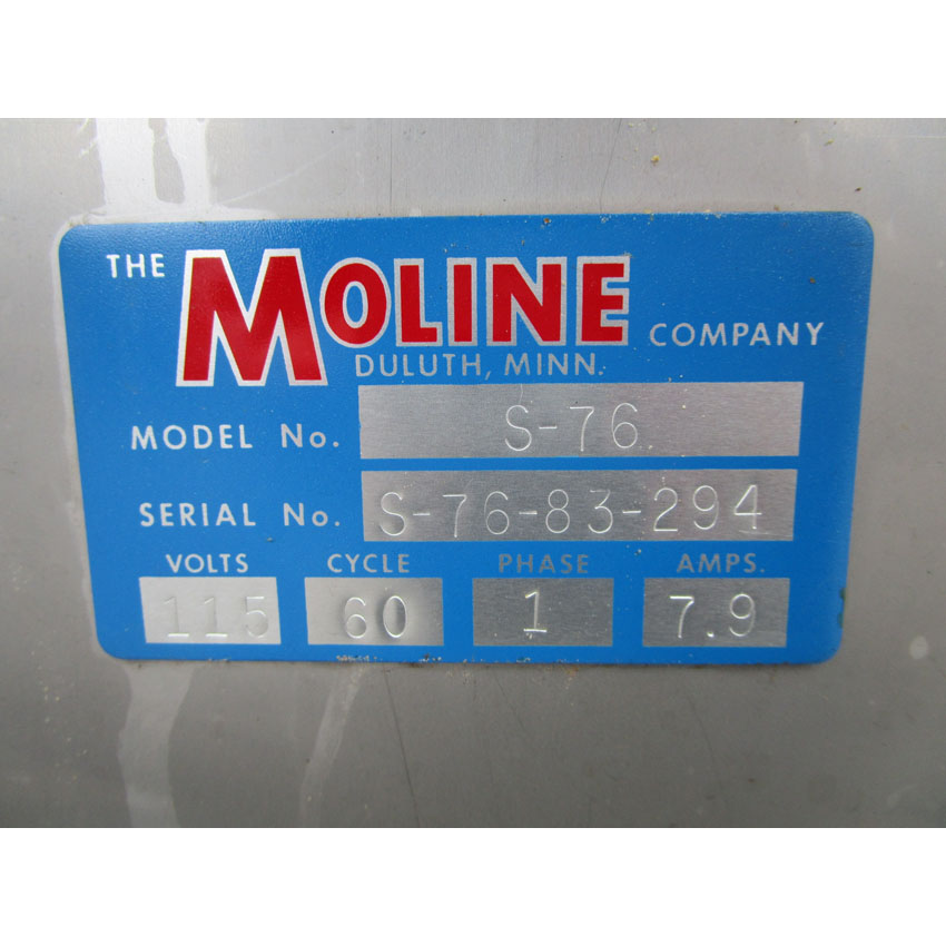 Moline Bread Moulder S-76, Excellent Condition image 7