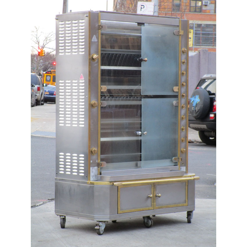 Rotisol 8 Spits Gas Rotisserie Model 1350/8, Good Condition image 2