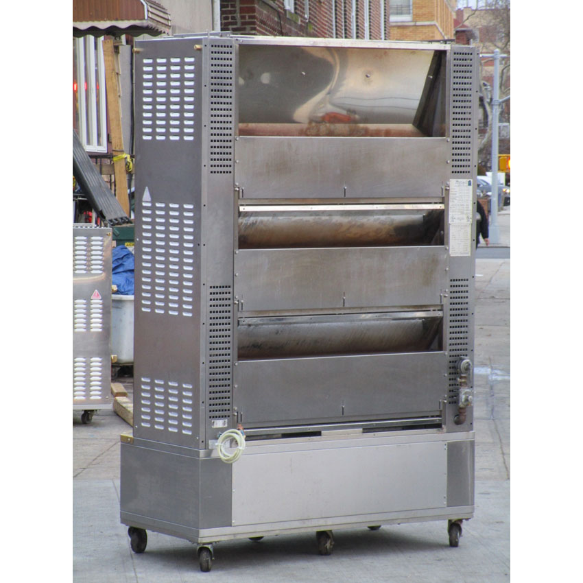 Rotisol 8 Spits Gas Rotisserie Model 1350/8, Good Condition image 4
