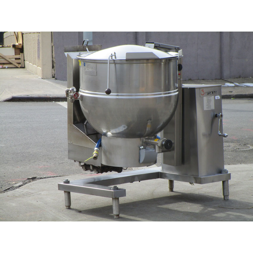 Groen 60 Gallon Steam Jacketed Tilting Kettle DHT/P-60, Very Good Condition image 1