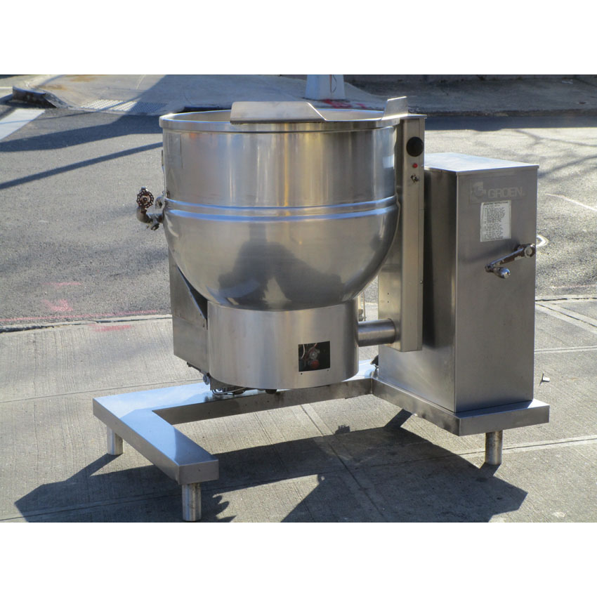 Groen 40 Gallon Steam Jacketed Tilting Kettle DH/1P-40, Very Good Condition image 1