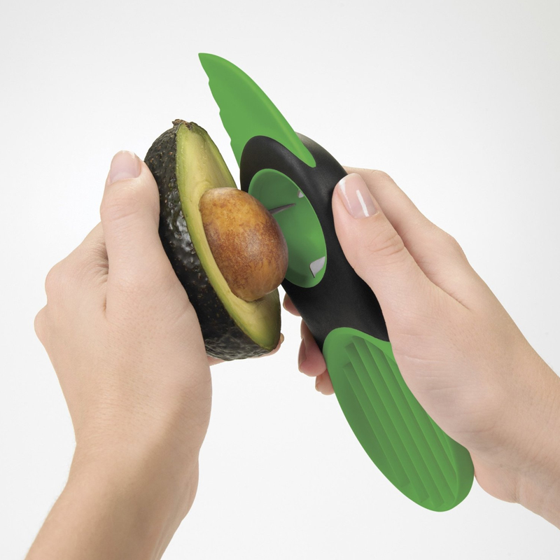 OXO Good Grips 3-in-1 Avocado Slicer, Green image 2