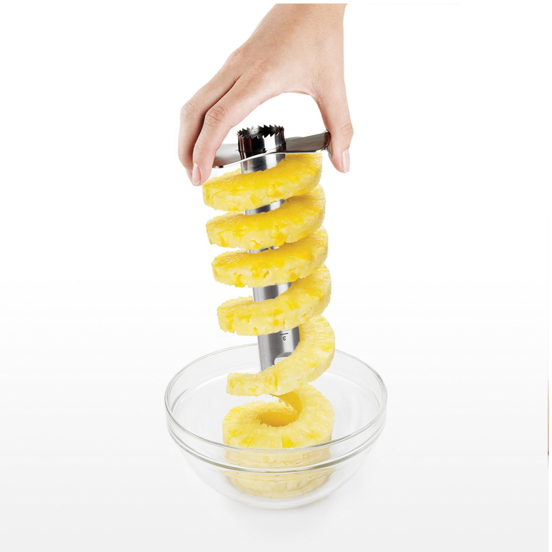 OXO Good Grips Stainless Steel Ratcheting Pineapple Slicer image 3