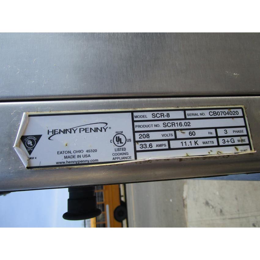 Henny Penny Electric Rotisserie Oven SCR-8, Great Condition image 3