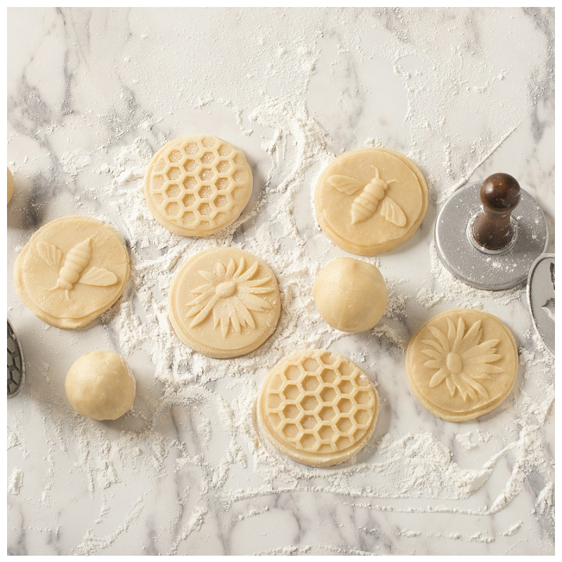 Nordic Ware 01250 Honey Bee Cookie Stamps, Set of 3 image 1