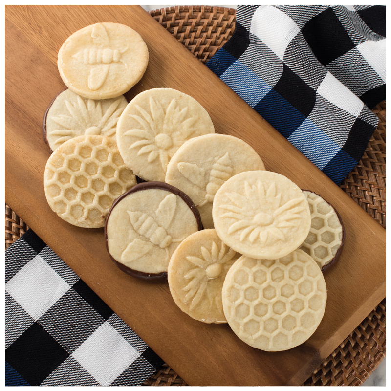 Nordic Ware 01250 Honey Bee Cookie Stamps, Set of 3 image 2