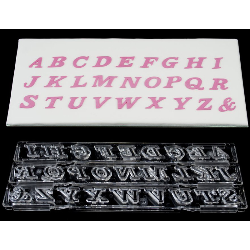 Windsor Cake Craft Script Uppercase Letters Clickstix Cutter Clickstix