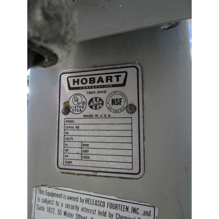 Hobart 20 Quart A200 Mixer With Bowl Gaurd, Great Condition image 4