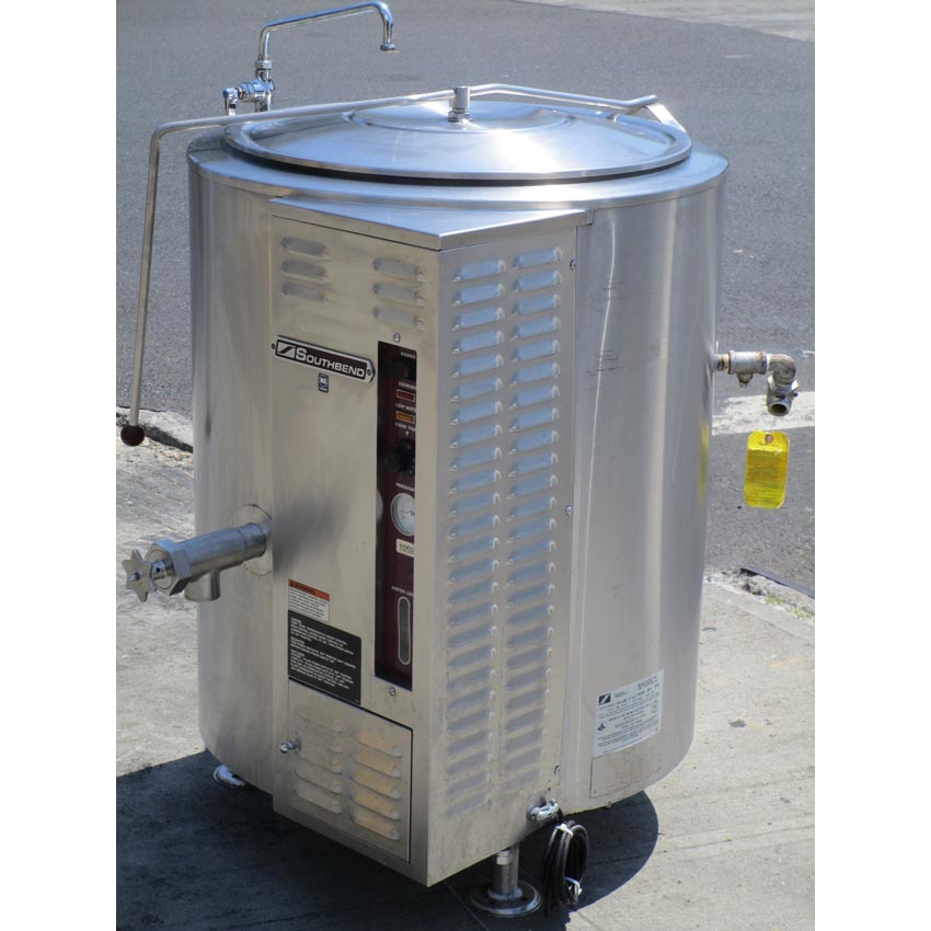 Southbend 40 Gal Stationary Steam Kettle KSLG-40E, Natural Gas, Excellent Condition image 1