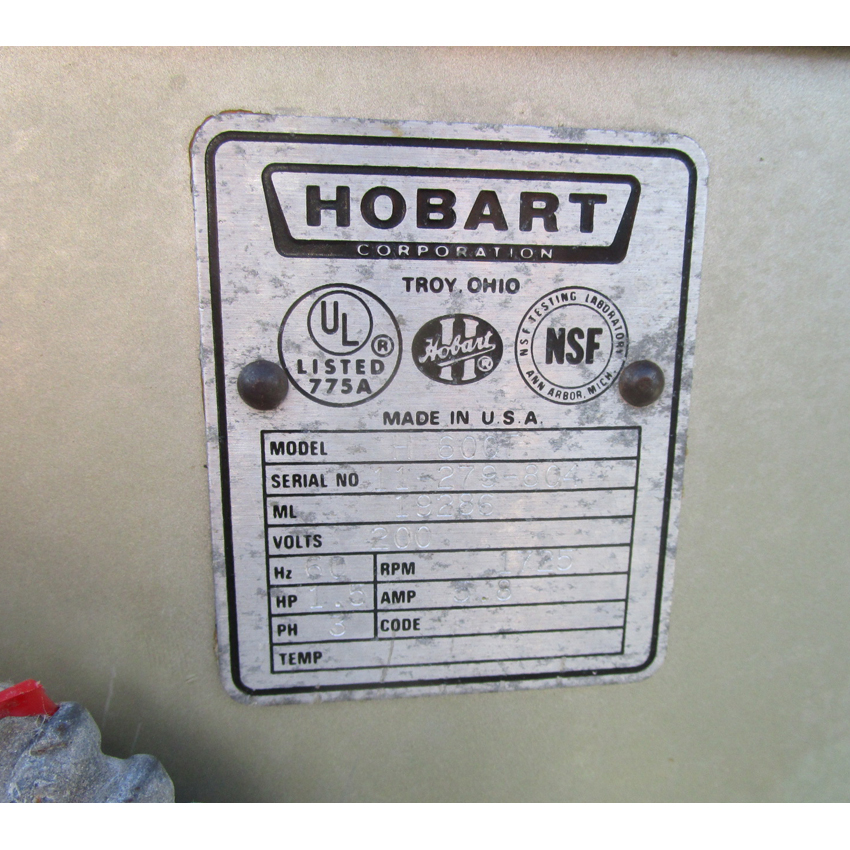 Hobart 60 Quart H600T Mixer With a Timer, Excellent Condition image 3