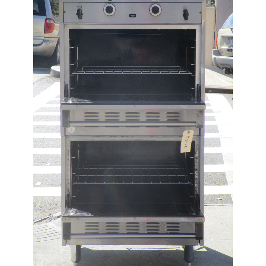 Natural Gas Garland M2R Master Series Double Deck Oven - 80,000 BTU, Excellent Condition image 2