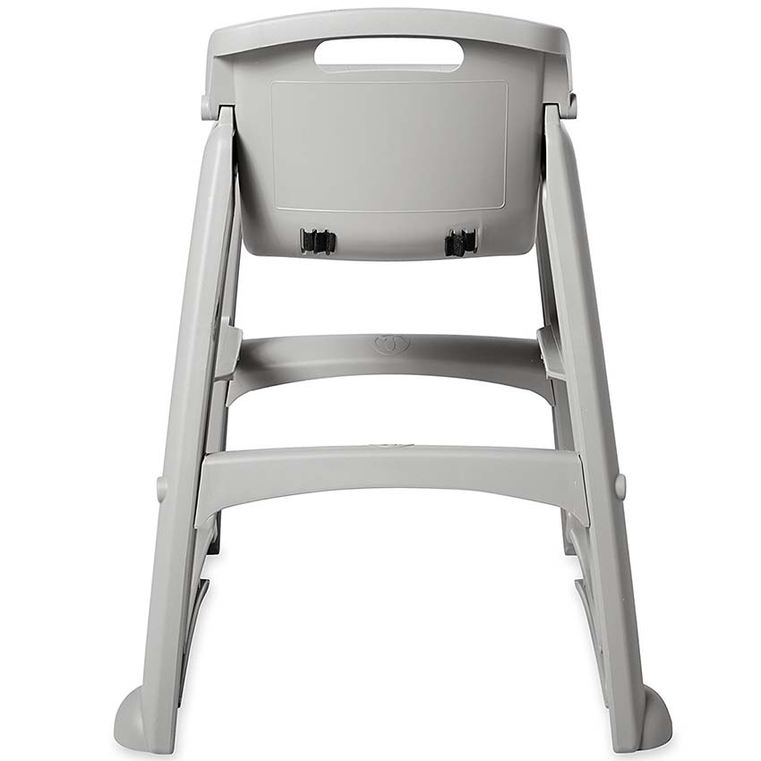 Rubbermaid FG781408PLAT Sturdy Chair High Chair without Wheels, Platinum image 3