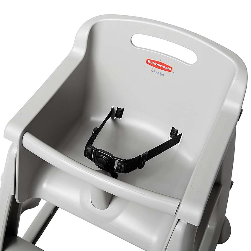 Rubbermaid FG781408PLAT Sturdy Chair High Chair without Wheels, Platinum image 4