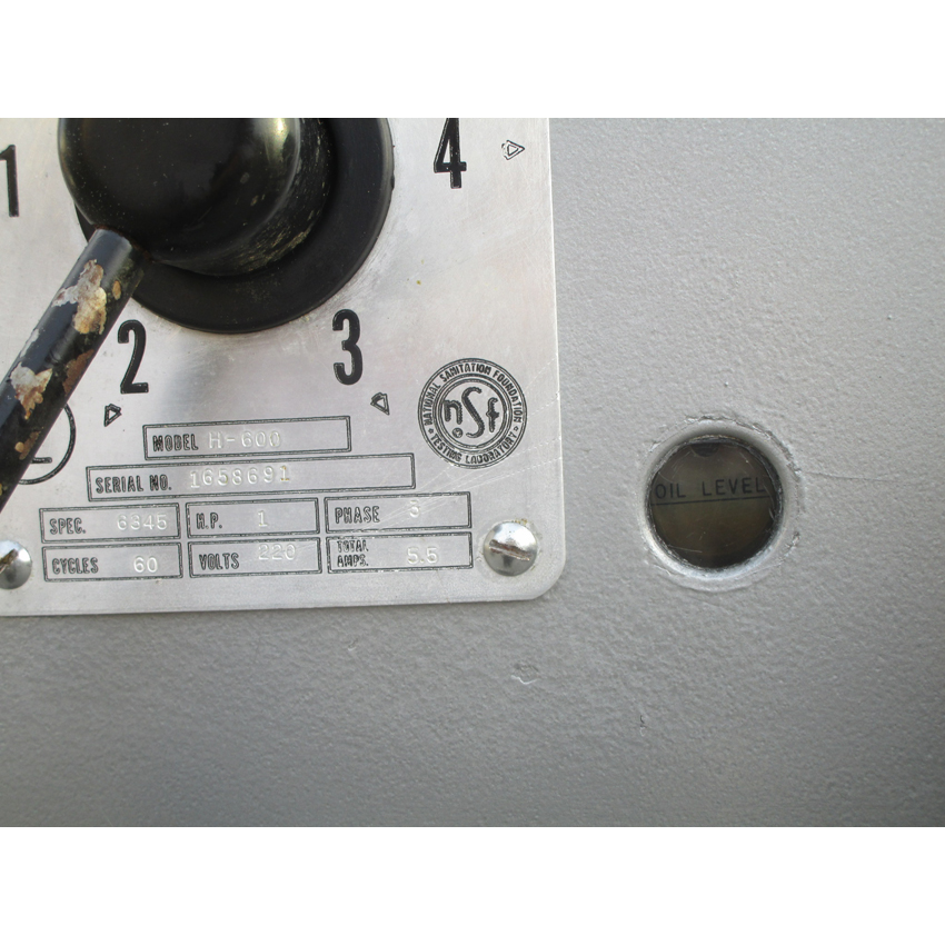 Hoabrt 60 Quart Mixer H600, Very Good Condition image 5