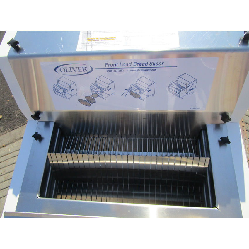 Oliver Bread Slicer 732N 9/16" Cut Slices, Good Condition image 2