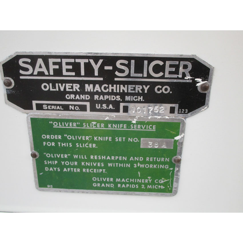Oliver 777 Bread Slicer 7/16" Cut, Great Condition image 5