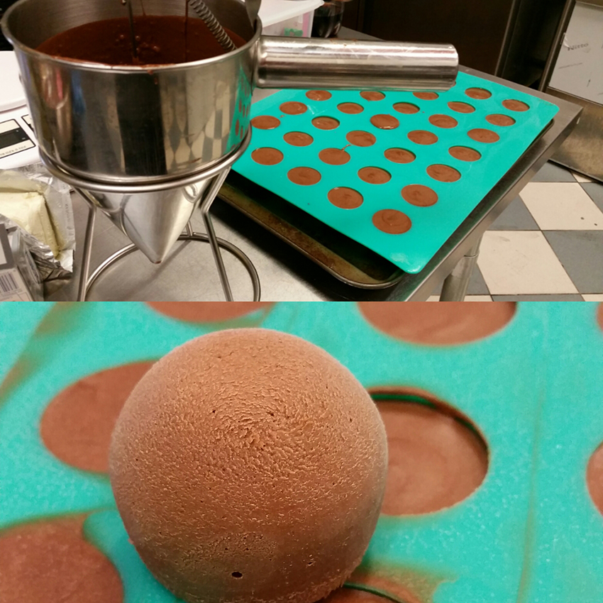 O'Creme Silicone Truffle Mold, Round Chocolate Molds-Silicone 