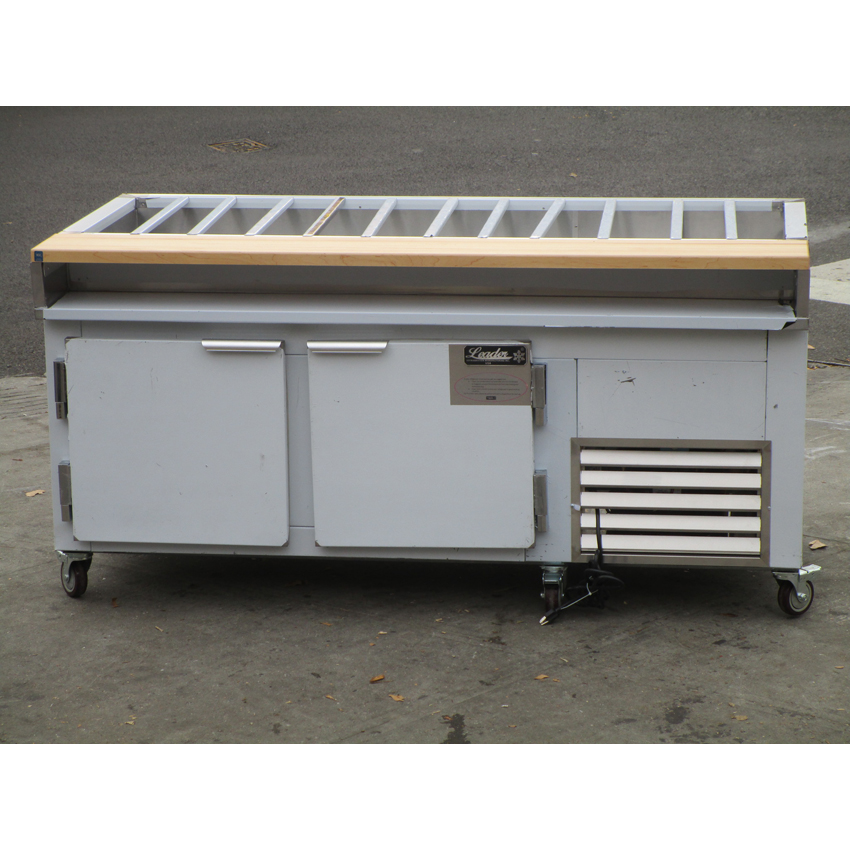 Leader Custom Made Salad Bar, 72"W x 34-1/2"D, Brand New image 2