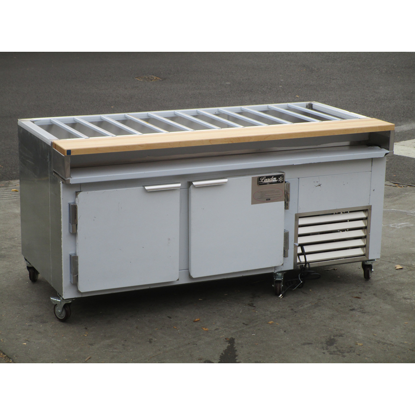 Leader Custom Made Salad Bar, 72"W x 34-1/2"D, Brand New image 3