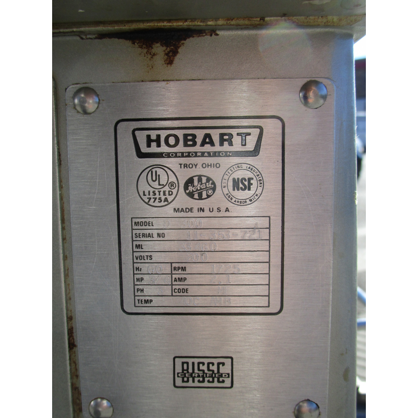 Hobart 30 Quart Mixer Model D-300, Great Condition image 3