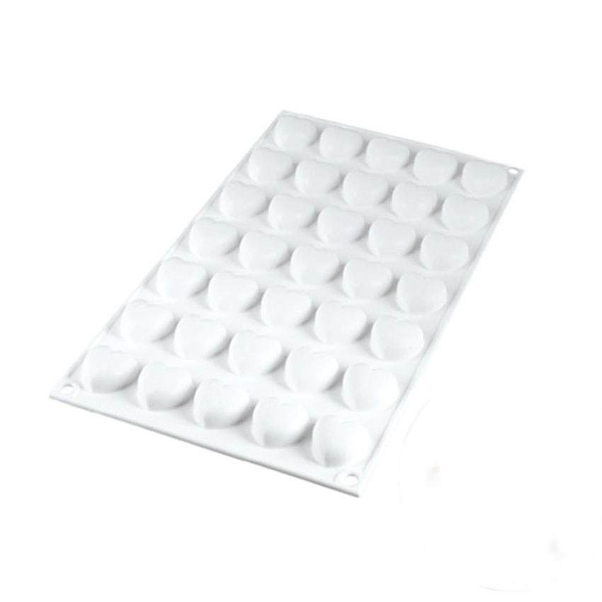 Silikomart "Micro Love 5" Small Hearts Silicone Mold, 0.17 oz. (5 ml) image 1