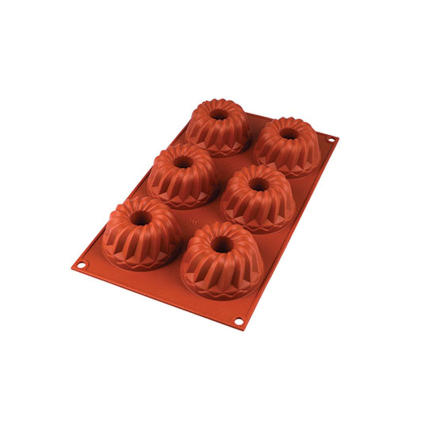 Silikomart Flexible Silicone Baking Mold, Mini Kugelhopf 100ml (3.38 oz) image 1