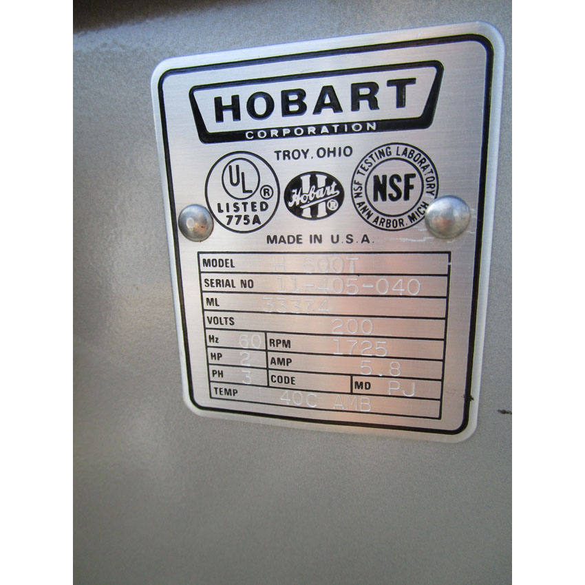 Hoabrt 60 Quart Mixer Model H600, Great Condition image 4