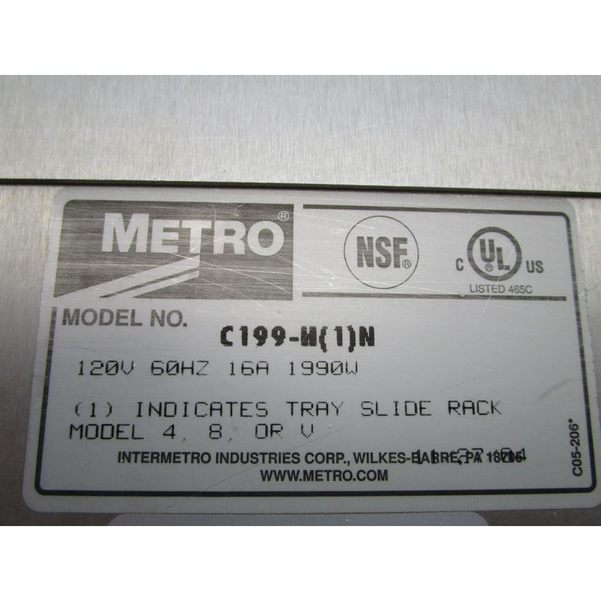 Metro C199-HM2000 Warmer, Very Good Condition image 4