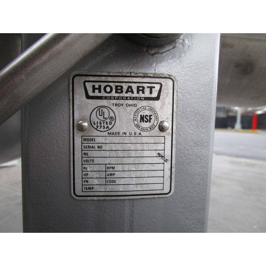 Hobart HCM-450 Vertical Cutter Mixer 45 Quart, Good Condition image 5