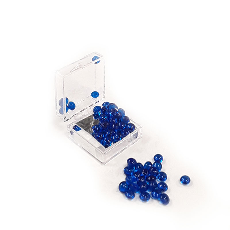 Edible Sapphire-Blue Diamond Studs 5mm (54 Pieces) image 1