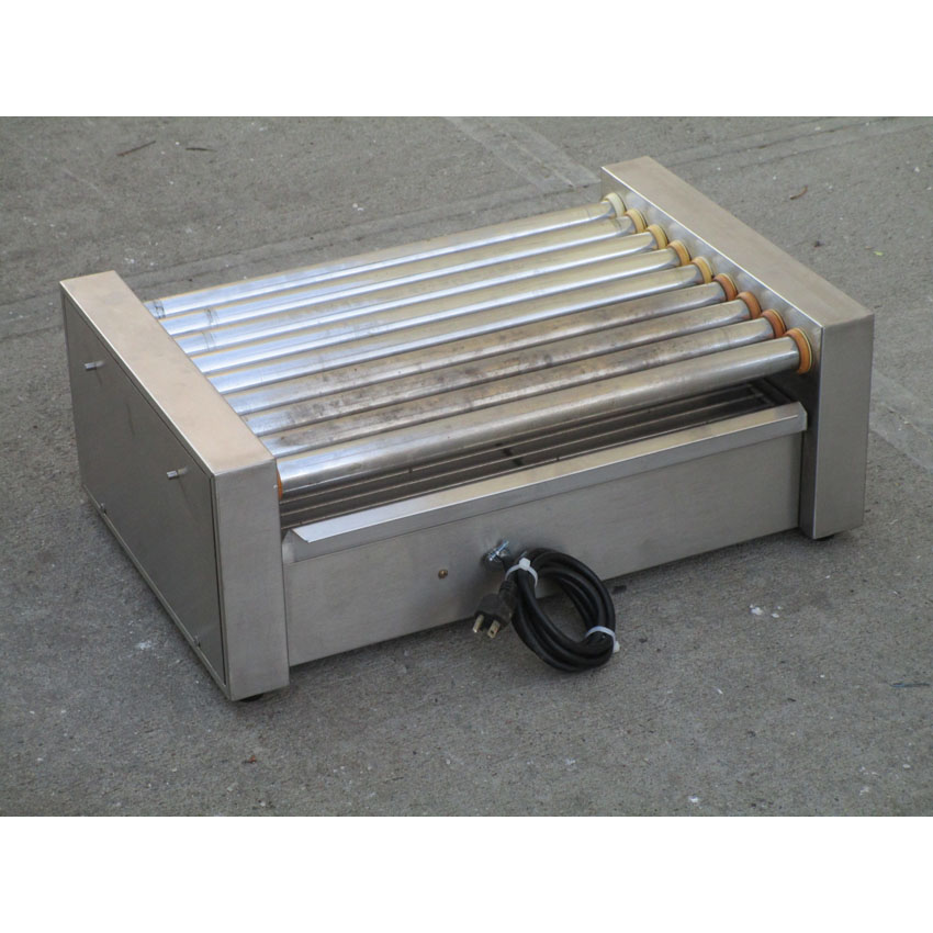 Admiral Craft RG-09 24 Hot Dog Roller Grill with 9 Rollers, Used Great Condition image 2