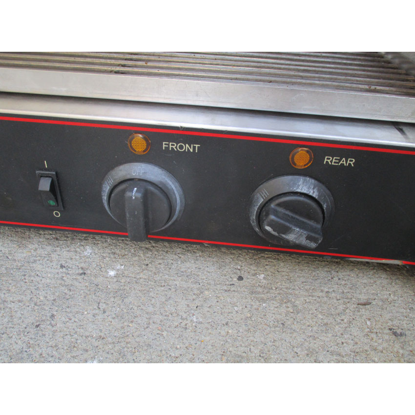 Admiral Craft RG-09 24 Hot Dog Roller Grill with 9 Rollers, Used Great Condition image 4