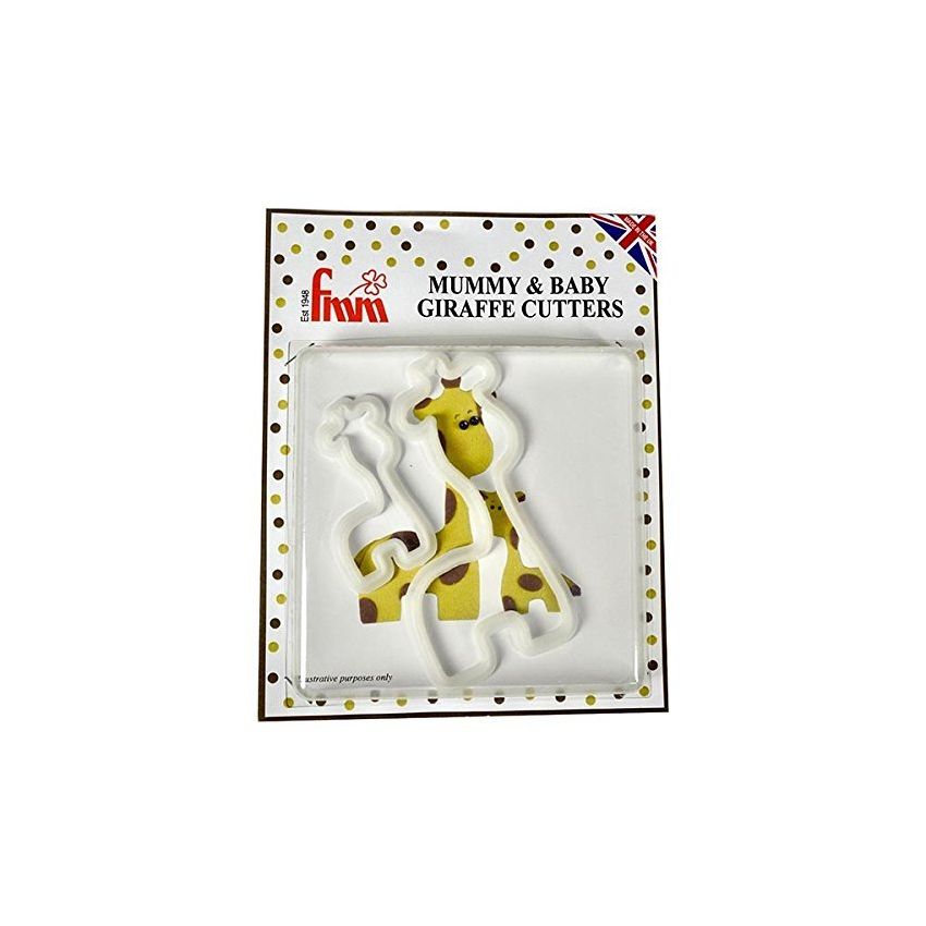 FMM Giraffe Mummy & Baby Cutters - set of 2 image 1