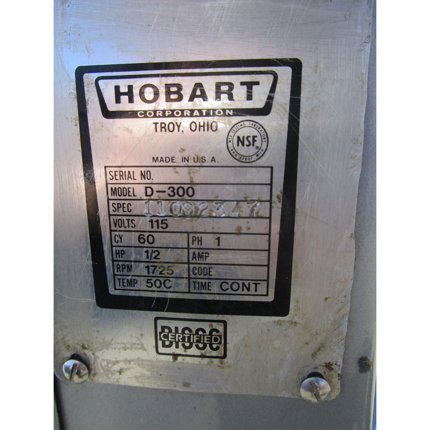 Hobart 30 Quart Mixer Model D-300, Great Condition image 4
