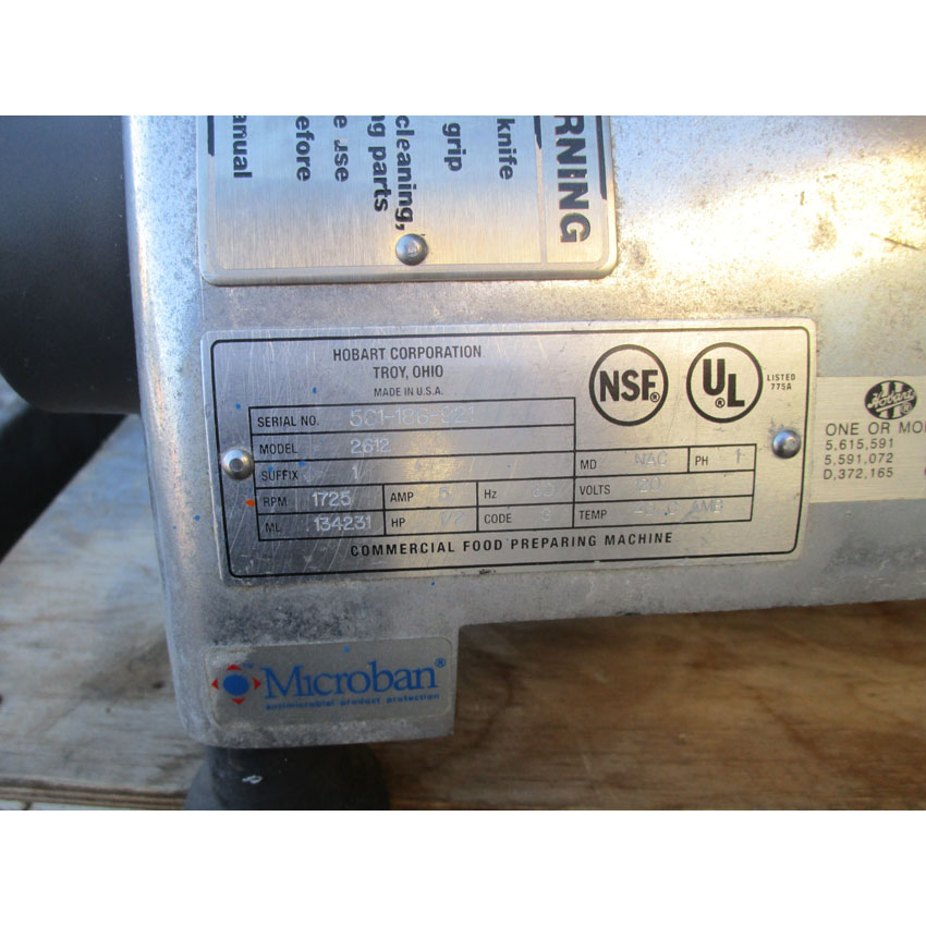 Hobart 2612 Meat Slicer, Great Condition image 4