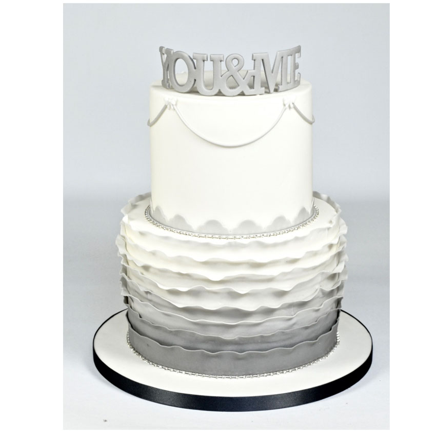 FMM Sugarcraft Curved Words, YOU&ME image 1