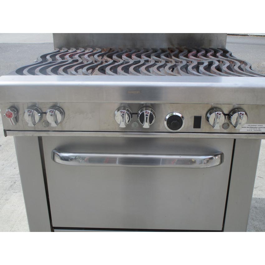 Southbend 4362D 36" 6-Burner Natrual Gas Range, Great Condition image 2