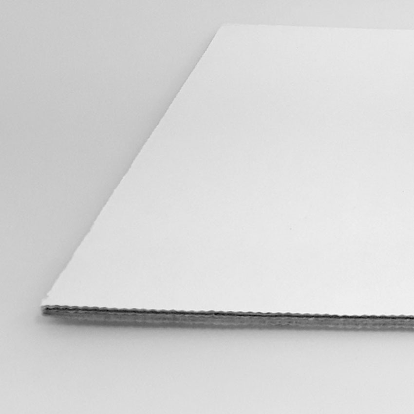 O'Creme White Top, Straight-Edge Cake Board, 13-1/2" x 18-3/4" x 1/4" Thick, Pack of 10 image 1