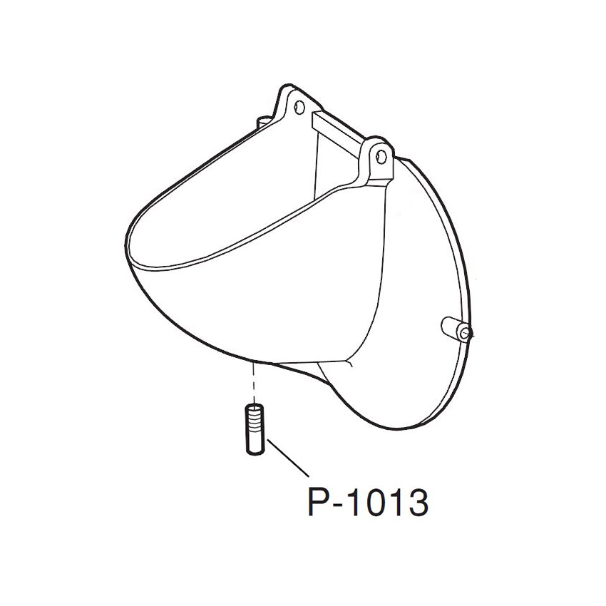 Alfa P-1013 Lower Hinge Pin (Short) for VS-99D Door image 1